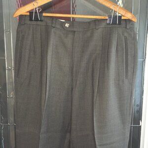 FAIT AU CANADA Vintage 90s Pleated Houndstooth PANTS 33w x 30